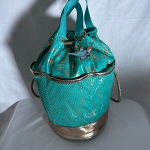 Disney Princess Jasmine Beach/Pool Tote With Key Chain 13x8” Never Used